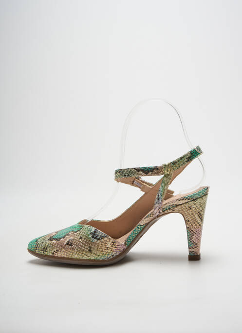 Pantofi cu toc auriu WONDERS femeie