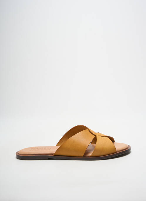 Sandale/Pantofi decupați galben VERBENAS femeie