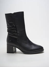 Botine/ghete toc pătrat toc de 4 la 6 cm negru REMONTE femme