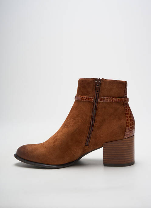 Botine/Ghete maro FUGITIVE BY FRANCESCO ROSSI femeie