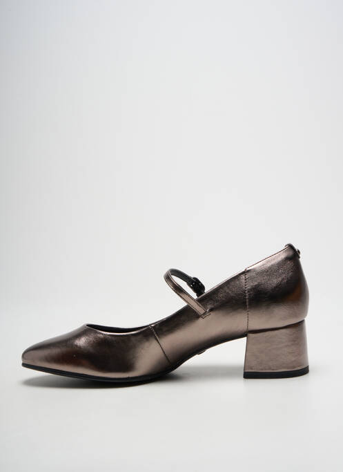 Pantofi cu toc argintiu TAMARIS femeie