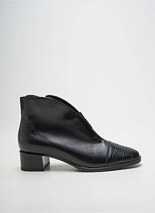 Botine/ghete material neted toc plat până la 3 cm negru ARA femeie