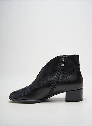 Botine/ghete material neted toc plat până la 3 cm negru ARA femeie