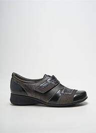 Încălțăminte de confort material neted toc plat până la 3 cm negru PEDI GIRL femme