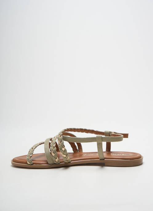 Sandale/Pantofi decupați verde TAMARIS femeie