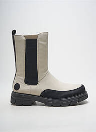 Botine/ghete toc mic toc de 4 la 6 cm bej RIEKER femme