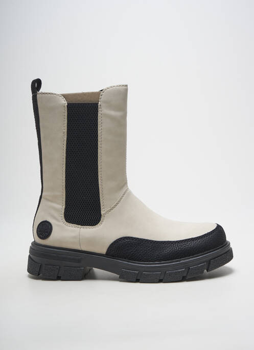 Botine/Ghete bej RIEKER femeie