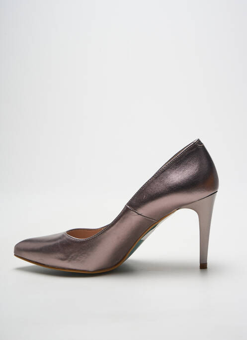 Pantofi cu toc argintiu GIULIA femeie