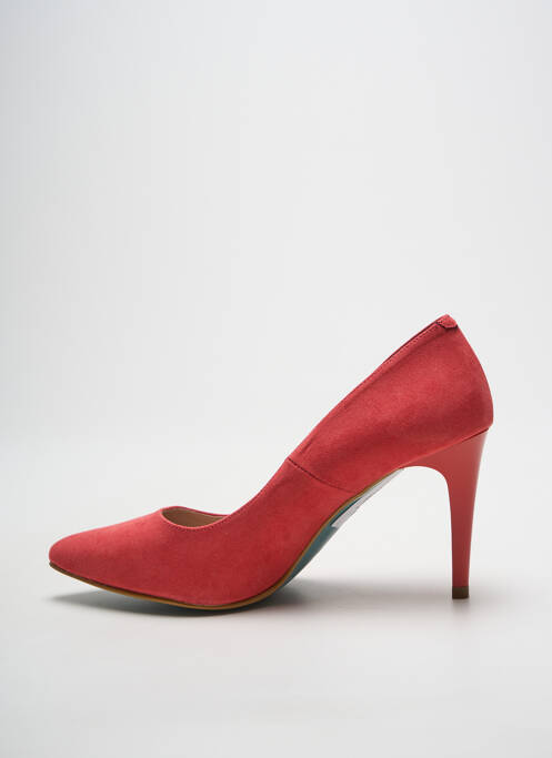 Pantofi cu toc portocaliu GIULIA femeie