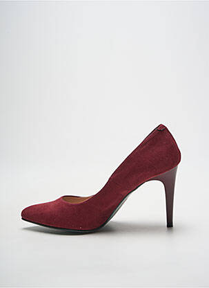 Pantofi cu toc vârf ascuțit toc de 7 la 9 cm violet GIULIA femeie
