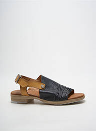Sandale/pantofi decupați chiquet toc plat până la 3 cm negru PAULA URBAN femeie