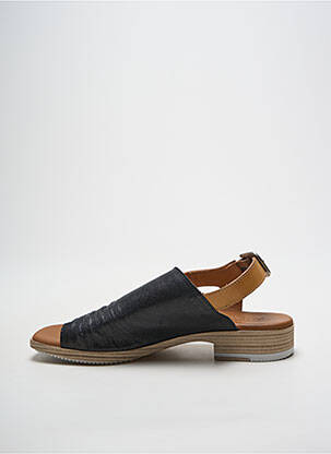 Sandale/pantofi decupați chiquet toc plat până la 3 cm negru PAULA URBAN femeie