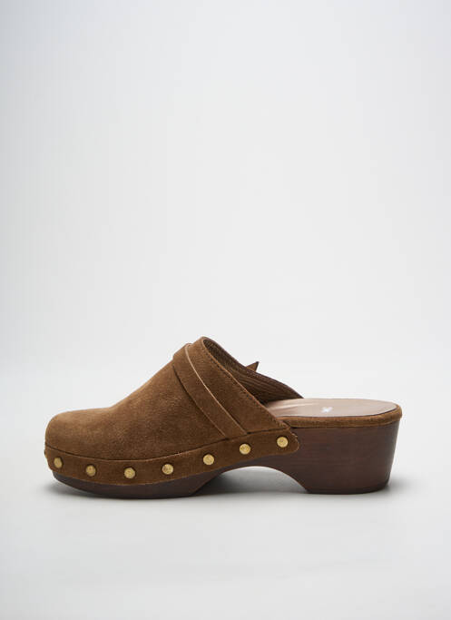 Mulete/Saboți maro SMS femeie