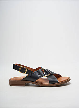 Sandale/pantofi decupați material neted toc plat până la 3 cm negru WE DO femeie