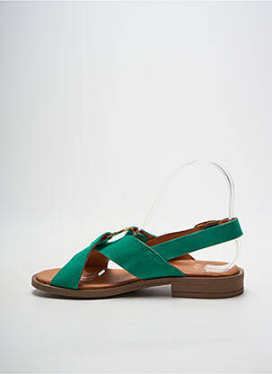 Sandale/pantofi decupați chiquet toc plat până la 3 cm verde WE DO femeie