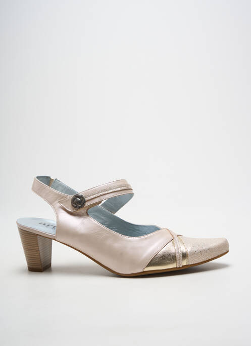 Pantofi cu toc auriu ARTIKA SOFT femeie