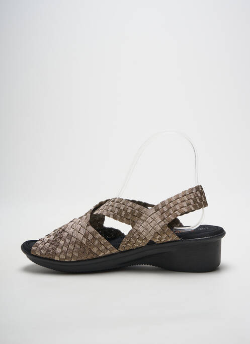 Sandale/Pantofi decupați auriu BERNIE MEV femeie