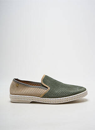 Slip-on-uri vârf rotund toc plat până la 3 cm verde RIVIERAS femeie