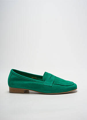 Mocasini chiquet toc plat până la 3 cm verde WE DO femeie