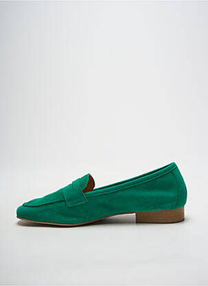 Mocasini chiquet toc plat până la 3 cm verde WE DO femeie
