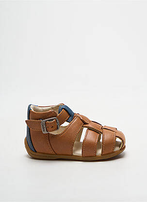 Sandale/Pantofi decupați maro ASTER băiat