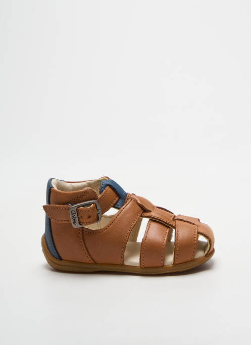 Sandale/Pantofi decupați maro ASTER băiat