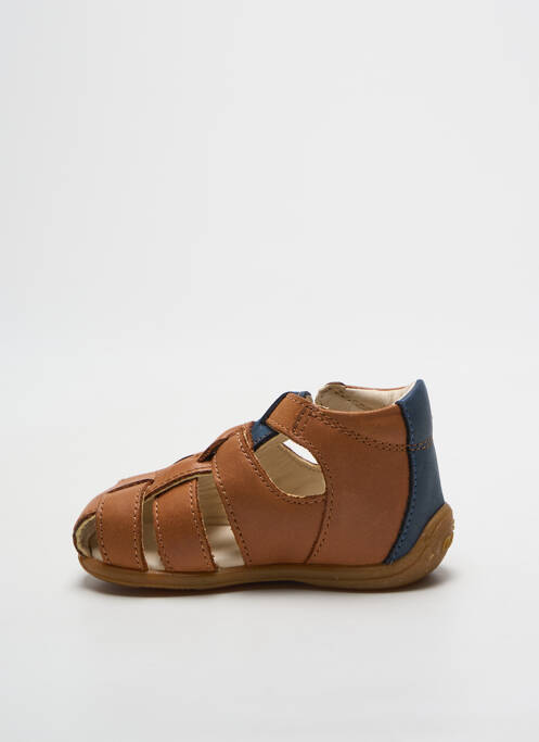 Sandale/Pantofi decupați maro ASTER băiat