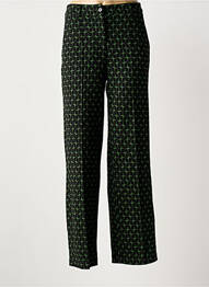 Pantalon drept elasticitate mărime normală verde ZILCH femme