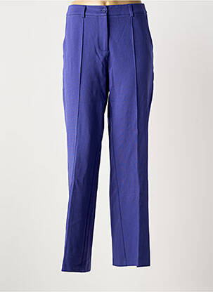 Pantalon chino închidere cu fermoar sub clapetă cu nasturi mărime normală violet ZILCH femeie