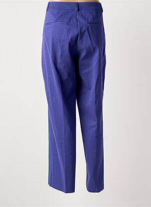 Pantalon chino închidere cu fermoar sub clapetă cu nasturi mărime normală violet ZILCH femeie