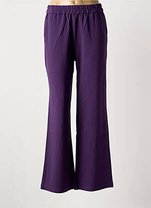 Pantalon evazat violet ZILCH femeie