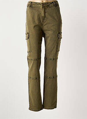 Pantalon cargo verde YESTA femeie