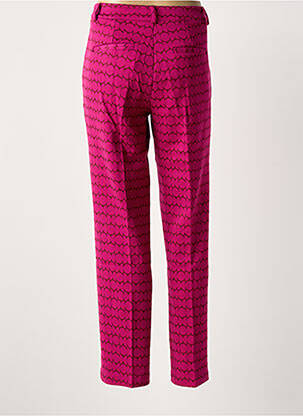 Pantalon drept elasticitate roz ZILCH femeie