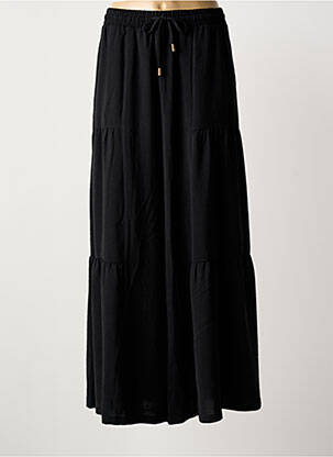 Pantalon larg negru MAT. femeie