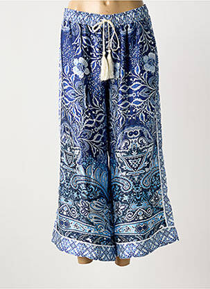 Pantalon 7/8 albastru MAT. femeie