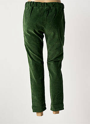 Pantalon 7/8 elasticitate mărime normală verde APRIL VINTAGE femeie