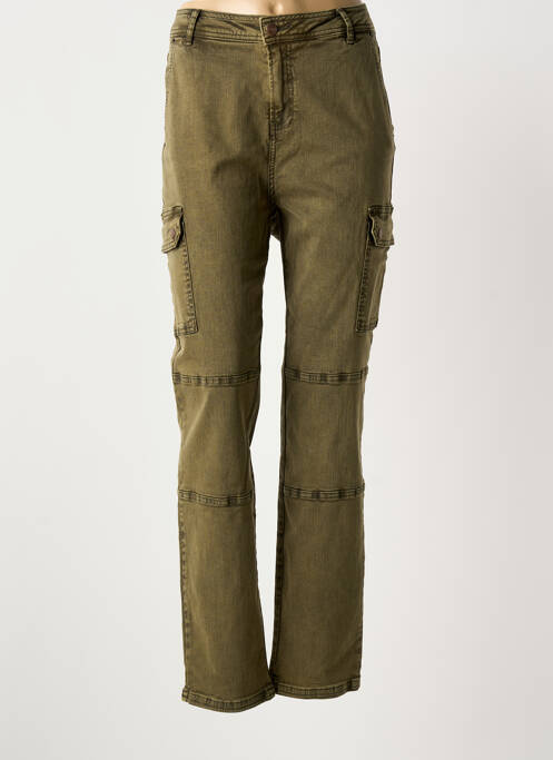 Pantalon cargo verde YESTA femeie