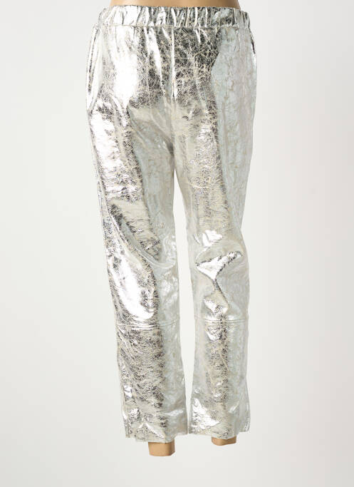 Pantalon 7/8 argintiu COUTUREINE femeie