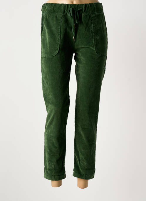 Pantalon 7/8 verde APRIL VINTAGE femeie