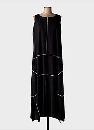 Rochie lungă fără mâneci fără mâneci negru OZAI N KU femeie