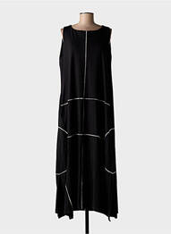 Rochie lungă fără mâneci fără mâneci negru OZAI N KU femeie