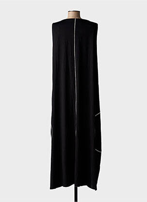 Rochie lungă fără mâneci fără mâneci negru OZAI N KU femeie