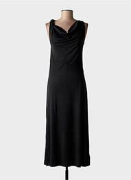 Rochie midi mâneci scurte mâneci scurte negru NICE THINGS femme