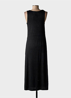 Rochie midi mâneci scurte mâneci scurte negru NICE THINGS femeie
