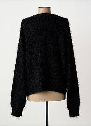 Vestă cu mâneci lungi tricot tricot pufos negru ESQUALO femeie