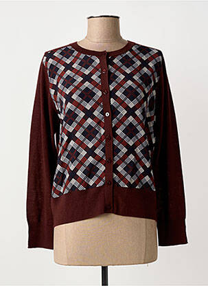 Vestă cu mâneci lungi maro NICE THINGS femeie