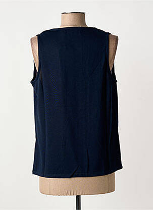 Top țesătură crep fără mâneci albastru NICE THINGS femeie