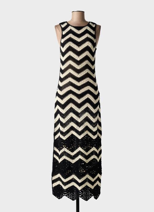 Rochie lungă negru ESQUALO femeie