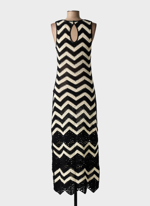 Rochie lungă negru ESQUALO femeie