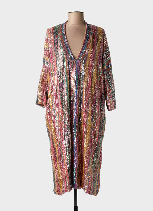 Rochie midi galben MOMENT femeie